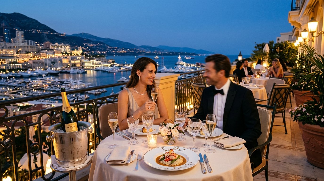 Alta gastronomía y maridaje de vinos en Montecarlo