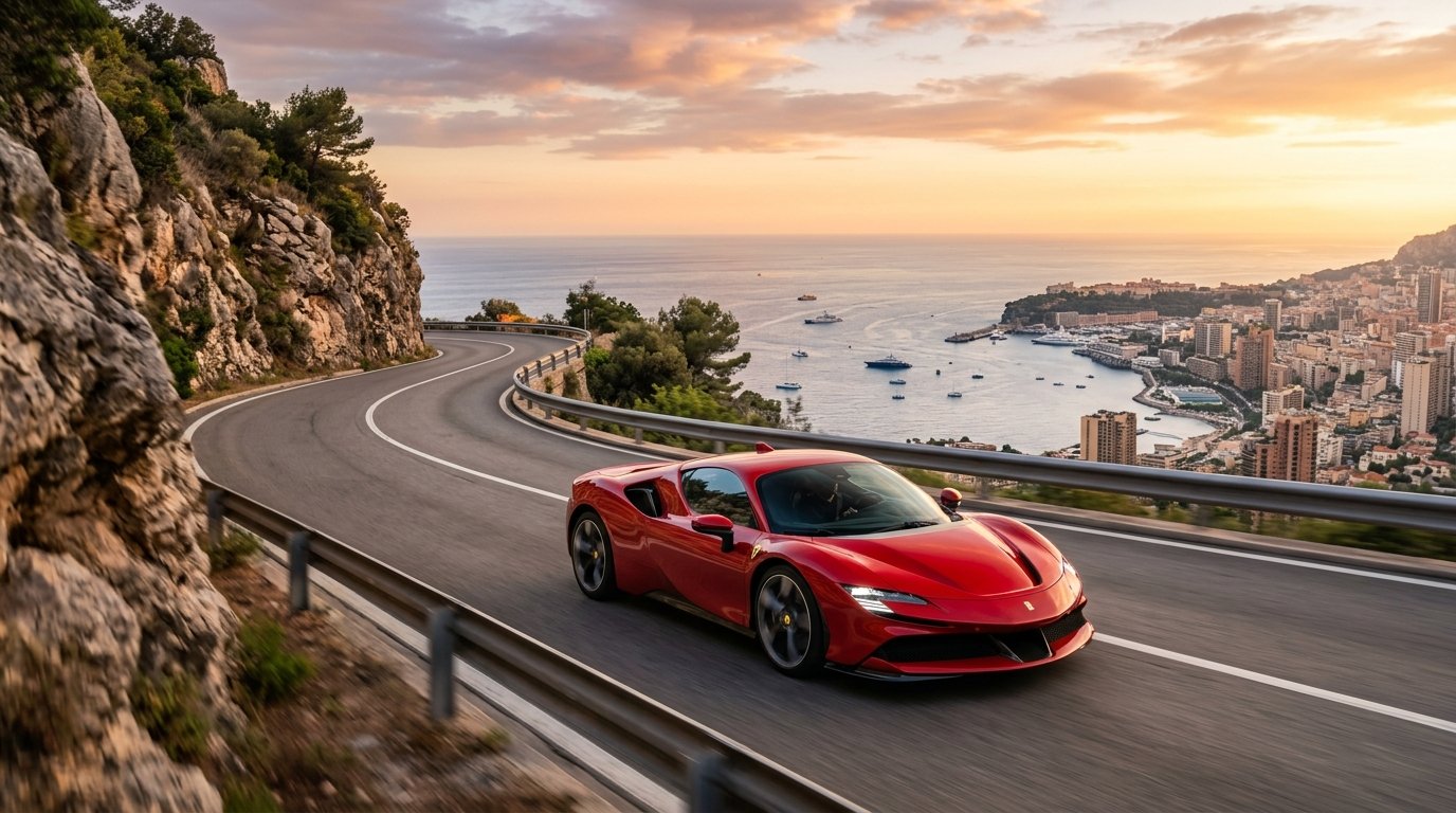 Supercars and single seaters on the French Riviera
